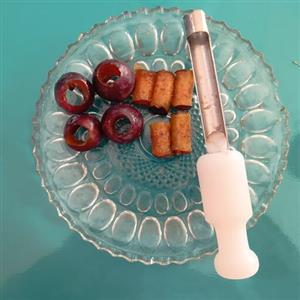 هسته گیر آلو هسته جداکن هسته گیر آلو شابلون هسته گیر صنعتی هسته گیر دستی آلو  هسته گیر  16 میل  هزینه ارسال پسکرایه