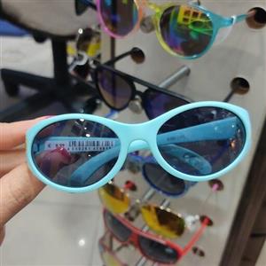 عینک بچگانه آبی  با طرح پو مناسب صفر تا سه سال یووی400