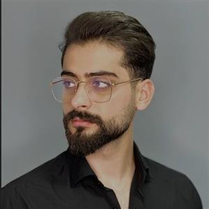 عینک طبی مردانه و زنانه طلایی مربعی بلوکات برند پلیس