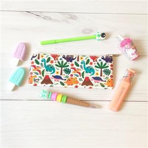جامدادی دایناسور ، جامدادی چرم مصنوعی