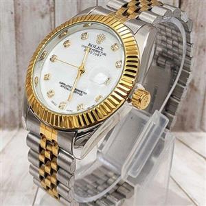 ساعت مردانه رولکس های کپی درجه یک دو رنگ جنس بدنه استیل رنگ ثابت