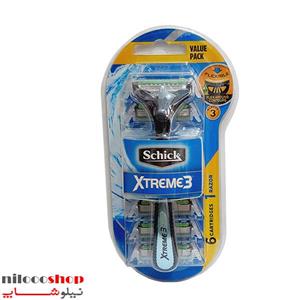 خود تراش شیک مدل XTREME3 بسته 6 عددی