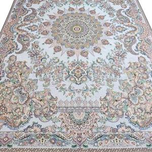 روفرشی با بهترین نخ بازار و طرح زیبا رنگ طوسی روشن سایز  6 متری ( مانع خرابی خواب فرش)