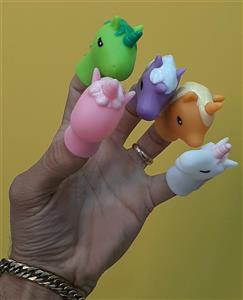 عروسک انگشتی طرح اسب پونی تک شاخ