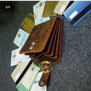جاکارتی آکاردئونی عمودی دستدوز دوخته شده با چرم ترکیب چرم شتری و بزی و نخ موم زده ترک قابل اجرا با رنگ و چرم دلخواه