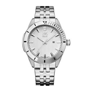 ساعت مچی عقربه ای مردانه اوبلاک مدل 72719 رنگ  استیل صفحه سفید