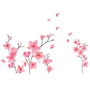 استیکر دیواری سالسو طرح Cherry Blossom m.h 