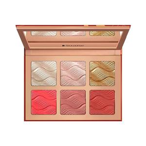 پالت رژگونه و هایلایتر کرکتر مدل GLOW & BLUSH رنگ SWEET PEACH