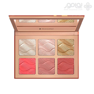 پالت رژگونه و هایلایتر کرکتر مدل GLOW BLUSH رنگ SWEET PEACH 