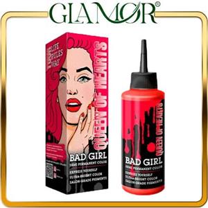 رنگ مو فانتزی BAD GIRL مدل QUEEN OF HEARTS حجم 150 میلی‌لیتر hair color 