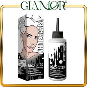 رنگ مو فانتزی BAD GIRL مدل WHITE RABBIT حجم 150 میلی‌لیتر hair color) 