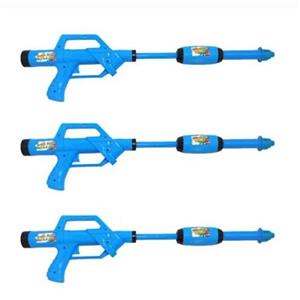 تفنگ آب پاش غول پیکر 3 عددی رنگ آبی
