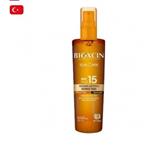 روغن ضد آفتاب و برنزه بیوکسین Bioxcin Sun Care All Skin Bronzing Oil Spf 15 حجم 200 میلاصل کشور ترکیه