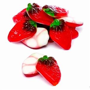 پاستیل توت فرنگی دولایه رژیمی بدون قند با روکش موم طبیعی زنبور عسل