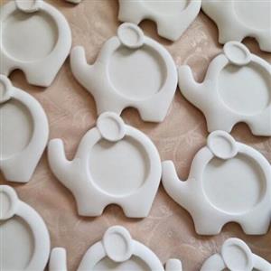 گیفت خام قاب فیل پودر سنگ مناسب جشن تولد و سیسمونی و قاب عکس