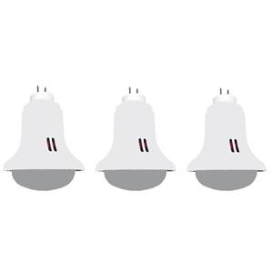 لامپ هالوژن ال ای دی مهتابی مدل حبابی بسته 3 عددی