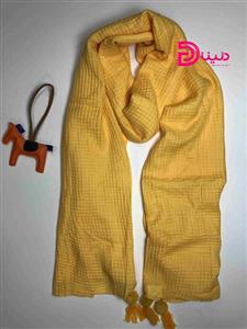 شال نخی پلیسه مربعی