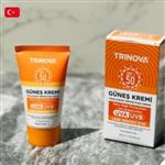 کرم ضد آفتاب ترینوا با spf 50 بی رنگ حجم میلاصل کشور ترکیه 