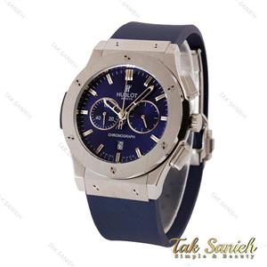 ساعت هابلوت زنانه سه موتوره نقره ای سرمه ای Hublot-4901-L