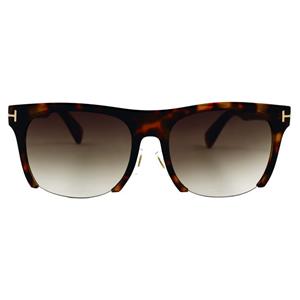 عینک آفتابی مدل Half Frame Leopard Collection 2018 