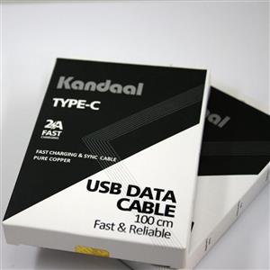 کابل اندروید TAPE-C برند KANDAL CABLE ANDROID TAPE-C KANDAL 