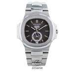 ساعت مچی مردانه پتک فیلیپ دو تقویم Patek Philippe Two Automatic Calendars Silver Black 