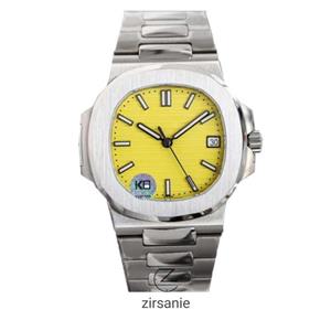 ساعت مچی مردانه پتک فیلیپ ناتیلوس Patek Philippe Nautilus Silver Yellow 