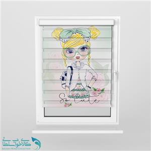 پرده زبرا اتاق کودک طرح رزا کد A1724