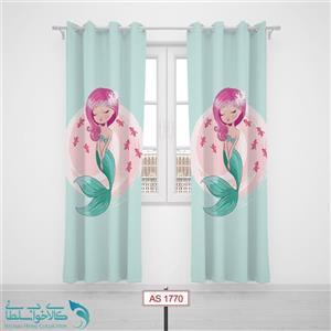 پرده پانچی اتاق کودک طرح اریل کد A1770