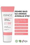 کرم ضد آفتاب SPF 50+ Pink Touch با سطح محافظتی PA++++ حجم 50 میلی‌لیتر سینوز Sinoz