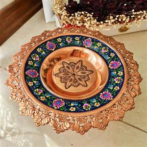 شیرینی خوری مسی مدل پرداز  سایز 25 