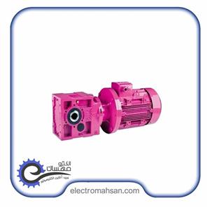 موتور گیربکس 0.37 کیلو وات، 97 دور، شفت بغل(نود درجه)، سه فاز، برند ایلماز YILMAZ ترک