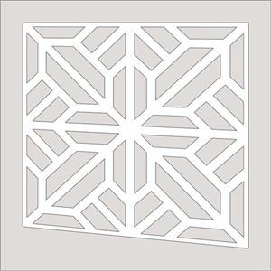 تایل معرق سقفی سی ان سی cnc سقف کاذب کد p001 ابعاد 60 در 60 با طلق طرح p004
