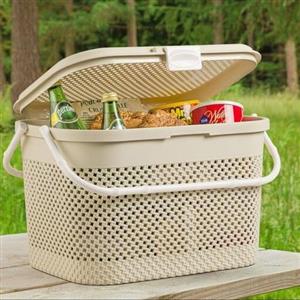 سبد پیک نیک درب دار مینی بابمو لیمون