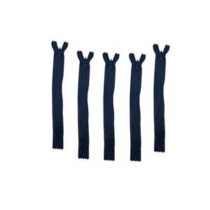 زیپ مخفی 20 سانتی متری مدل makhfi20m بسته 5 عددی (رنگ مشکی)