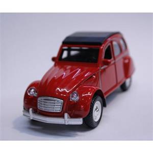 ماکت ماشین فلزی سیتروئن ژیان  Citroen Dyane  موجود در رنگ های آبی کرمی و قرمز