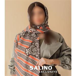 شال نخی طرحدار، برند salino 