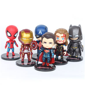 ست 6 تایی اکشن فیگور شخصیت های مینی اونجرز (AVENGERS MINI FIGURES) 