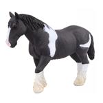 عروسک موجو مدل 9153 Clydesdale Horse Black and White ارتفاع 11 سانتی متر