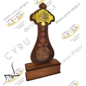 تندیس محرم نماد و یاد بود و دکوری و کادویی و هدیه روز و ماه محرم صنایع دستی سایروس تندیس امام حسین و روز محرم