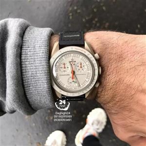 ساعت مچی امگا سواچ مشتری  Omega x Swatchمدل Mission to jupiter  بند مشکی