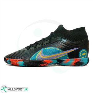 کفش فوتسال سایز کوچک نایک مرکوریال طرح اصلی Nike Mercurial IC Black Green