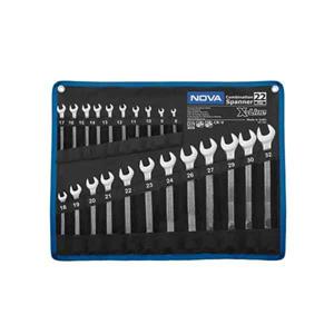 ست آچار یکسر رینگ 22 عددی کیفی سری X-Line نووا مدل 9432