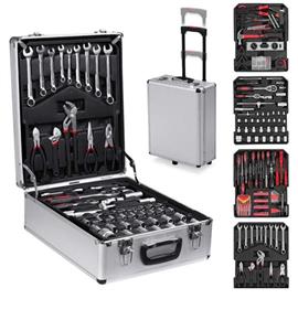 ست ابزار جعبه ابزار 187 عددی چمدانی چمدان ابزار 187 عددی tool bax Bisso