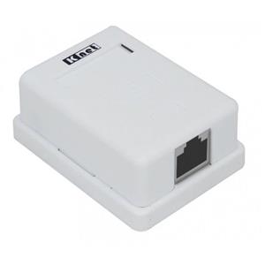 کیستون باکس کی نت Cat6 UTP K-NBSC6U001 ا K-Net K-NBSC6U001 Cat6 UTP Single Port Surface Keystone Box