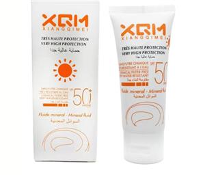 ضد آفتاب بدون رنگ XQM با SPF50