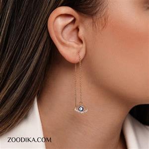 گوشواره بخیه ای وای اس ایکس مدل چشم نظر  AAC-348