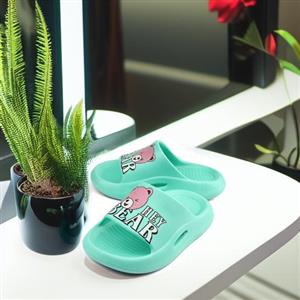 دمپایی پسرانه پاپا مدل آرشین خرسی کد 08