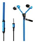 Bluelans Mic Zipper Earphone (Blue)