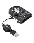 Bluelans Mini Vacuum LED USB Cooler Air Extracting Cooling Pad Fan for Notebook Laptop